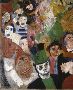 Christ's Entry into Brussels in 1889, James Ensor, 1888. The J. Paul Getty Museum © Artists Rights Society (ARS), New York _ SABAM, Brussels Christ's Entry into Brussels in 1889, James Ensor, 1888. The J. Paul Getty Museum © Artists Rights Society (ARS), New York _ SABAM, Brussels