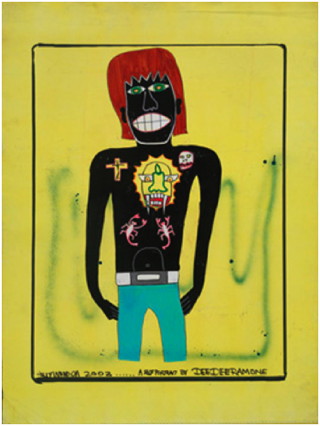 Untitled (Self Portrait) - Dee Dee Ramone