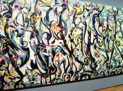Jackson Pollock's "Mural" - photo by Pauline Adamek.