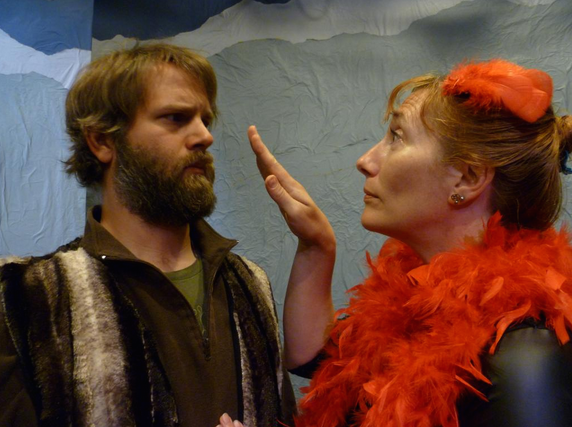 Photo caption: Brendan Weinhold and Dawn Alden.