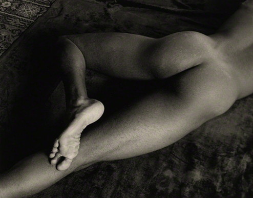 Nude Foot, San Francisco, California, 1947; print, 1975, Minor White, gelatin silver print. Promised gift of Daniel Greenberg and Susan Steinhauser to the J. Paul Getty Museum. Reproduced with permission of the Minor White Archive, Princeton University Art Museum. © Trustees of Princeton University.