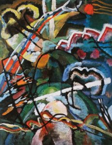 Sketch I for Painting with White Border (Entwurf zu Bild mit weißem Rand) Wassily Kandinsky 1913 Oil on canvas. Phillips Collection. © 2014 Artists Rights Society (ARS), New York / ADAGP, Paris. Photo © The Phillips Collection 