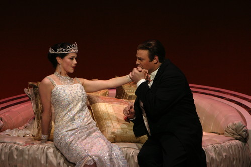 A scene from LA Opera's June 2006 production of "La Traviata." Photo: Robert Millard.