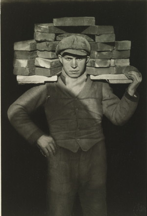 AUGUST SANDER, Handlanger, Porteur de Briques (The Bricklayer), 1927. Estimate $350,000-500,000 © 2014 DIE PHOTOGRAPHISCHE SAMMLUNG / SK STIFTUNG KULTUR - AUGUST SANDER ARCHIV, COLOGNE / ARS, NY. Image courtesy of Sotheby’s.