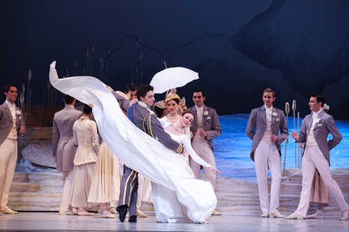 Madeleine Eastoe and Kevin Jackson in Swan Lake - The Australian Ballet - Photo by Lisa Tomasetti.