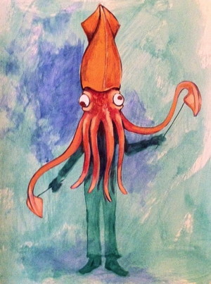 20,000 Leagues - Tears of Joy - Squid concept drawing. Image by Jason Miranda.