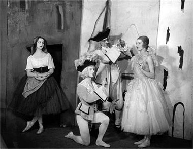 PULCINELLA, by the Ballets Russes Music by Igor STRAVINSKY Directed by S. DIAGHILEV, Choreography by L.MASSINE, and designs by P. PICASSO
