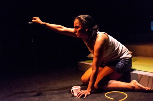 Gypsy Pantoja in “Water by the Spoonful.” Photo: Siggi Ragnar.