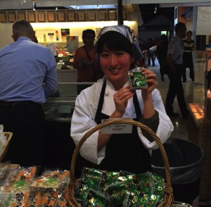 Black garlic vendor.