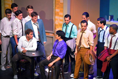 The cast of ‘West Side Story’. Photo courtesy of Woodlawn Theatre.