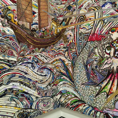 Murakami wall 2