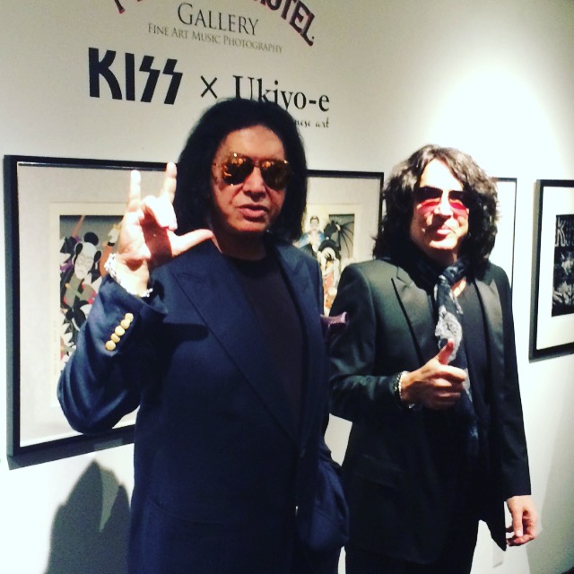 Sarcastic KISS guys - photo by Pauline Adamek.