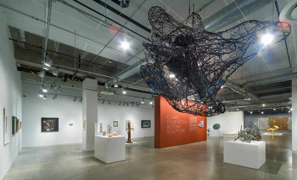 Installation view, "Claire Falkenstein: Beyond Sculpture," April 17–September 11, 2016, Pasadena Museum of California Art, photo © 2016 Don Milici.