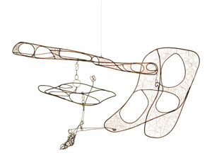 “Suspension,” by Claire Falkenstein, 1958. Copper tubing and copper wire.