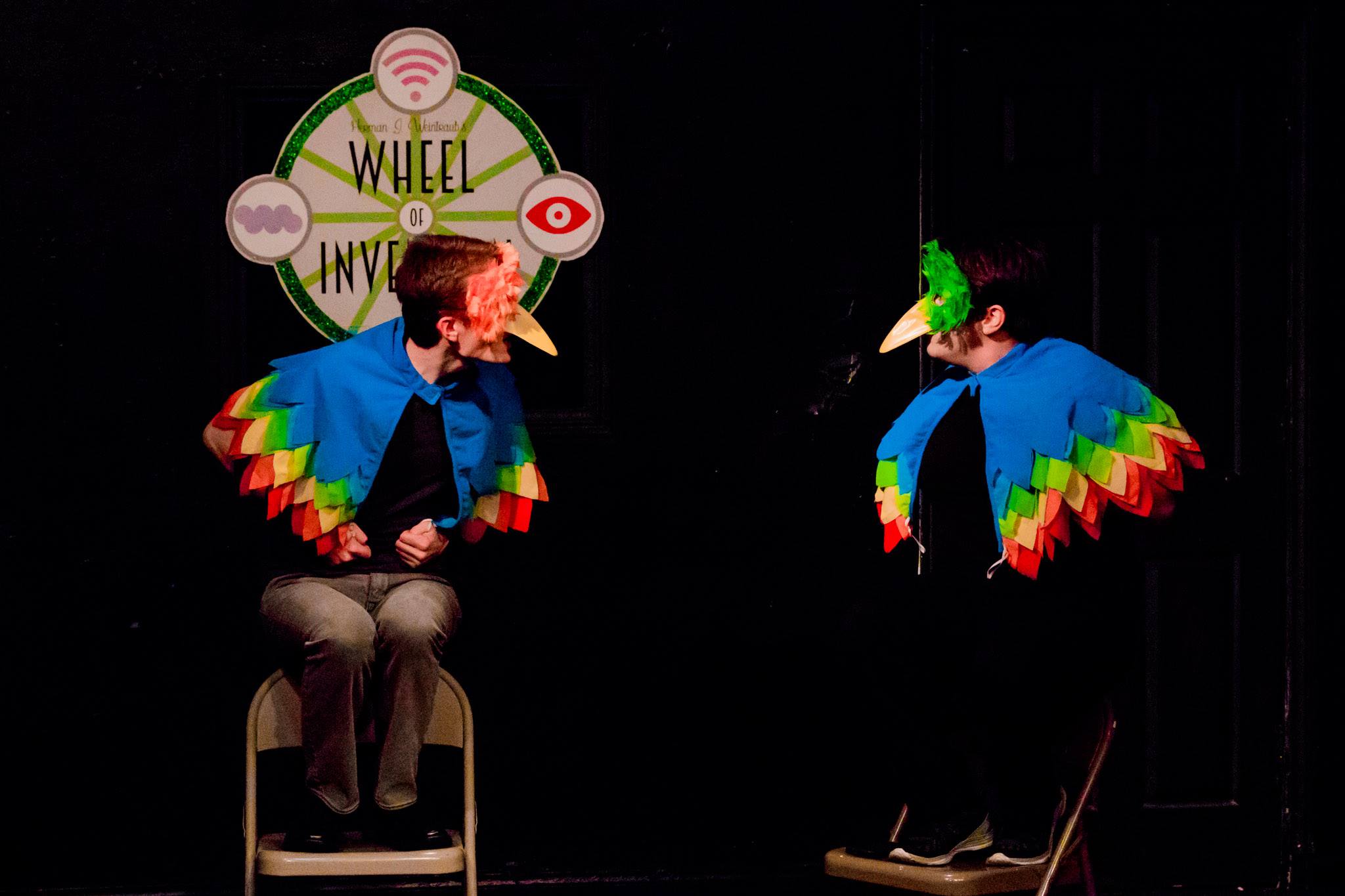 James Madejski and Angel Marti Castillo in The Wheel of Invention. Photo by Matt Kamimura.