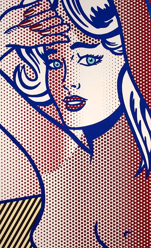 Roy Lichtenstein, Nude with Blue Hair, State I, from the Nudes Series, 1994. Private collection, Los Angeles. © Estate of Roy Lichtenstein.