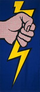 Roy Lichtenstein, Thunderbolt, 1966. Collection of the Jordan Schnitzer Family Foundation. © Estate of Roy Lichtenstein.