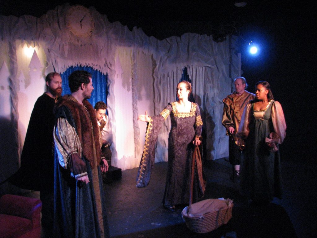Jesse Durant, John Eisen, Shea Donovan, Calvin Devereaux and LaRose Washington at Archway Studio/Theatre. Photo by Steven Sabel.